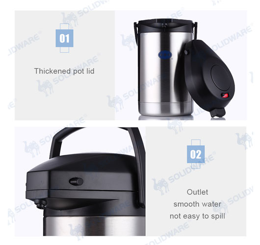 China Thermal Pump Coffee Thermos Pump Air Pot Manufacturers