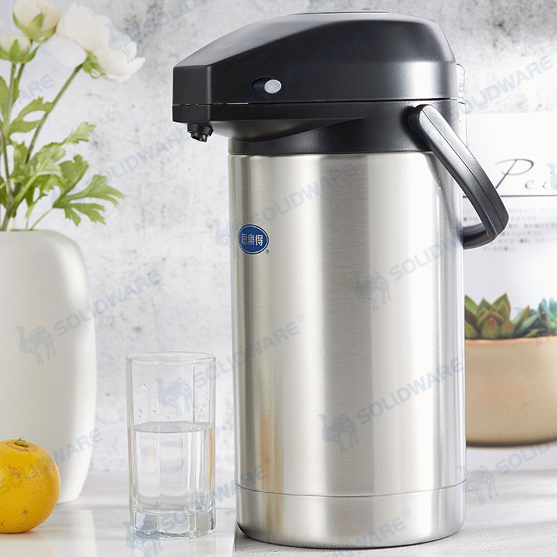 Air Pot Thermos Coffee Pump Pot Flask