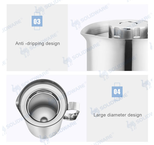 SVP-ZH 2 Litre Stainless Steel Jug