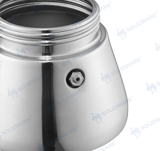 SVC-400S stainless moka pot