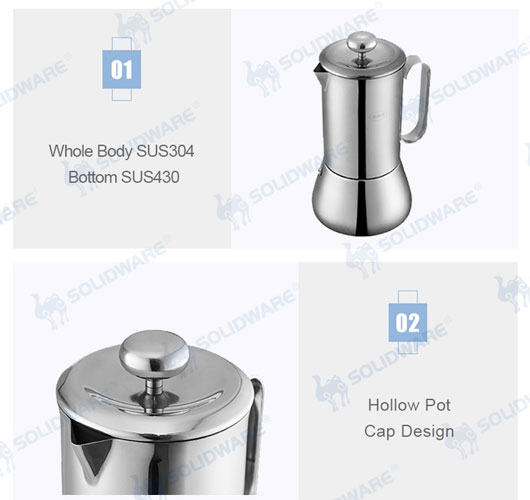 SVC-400S Stainless Coffee Percolator