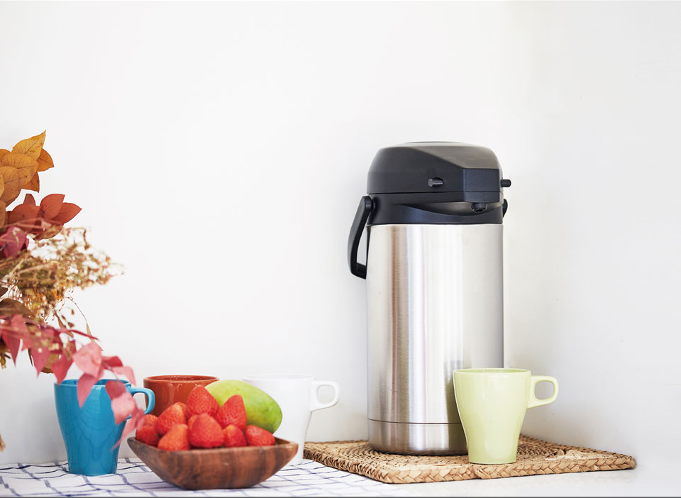 Air Pot Thermos Coffee Pump Pot Flask