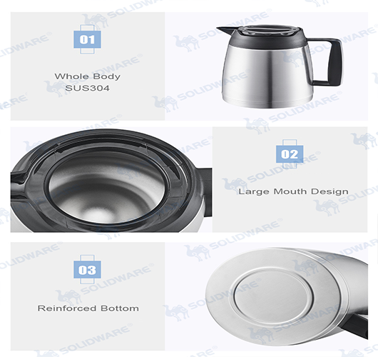 SVP-1600C-D Vacuum Coffee Pot